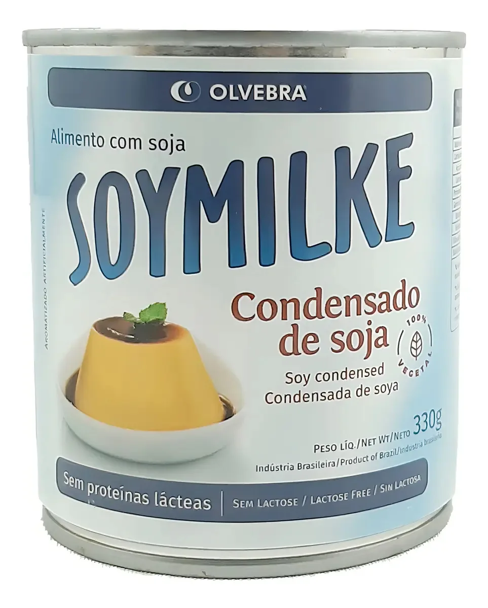 Leite Condensado De Soja Sem Leite Sem Lactose Soymilke 330g