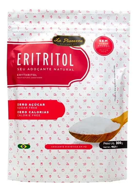 Eritritol Adoçante Natural Sem Açúcar La Pianezza 300g