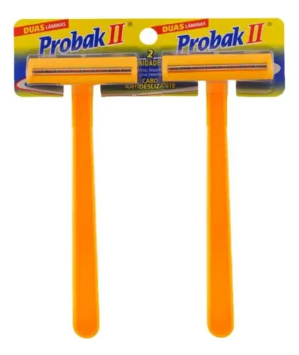Aparelho De Barbear Probak Ii Duas Lâminas 2 Unidades
