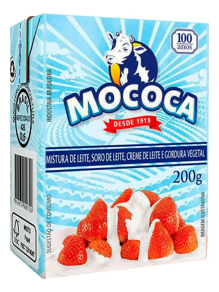 Mistura Tipo Creme De Leite Doces E Salgados Mococa 200g