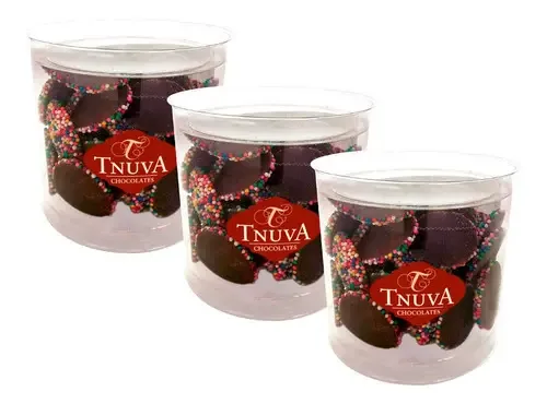 Kit 3 Chocolate Confete Kosher Vegano Sem Glúten 200g Tnuva