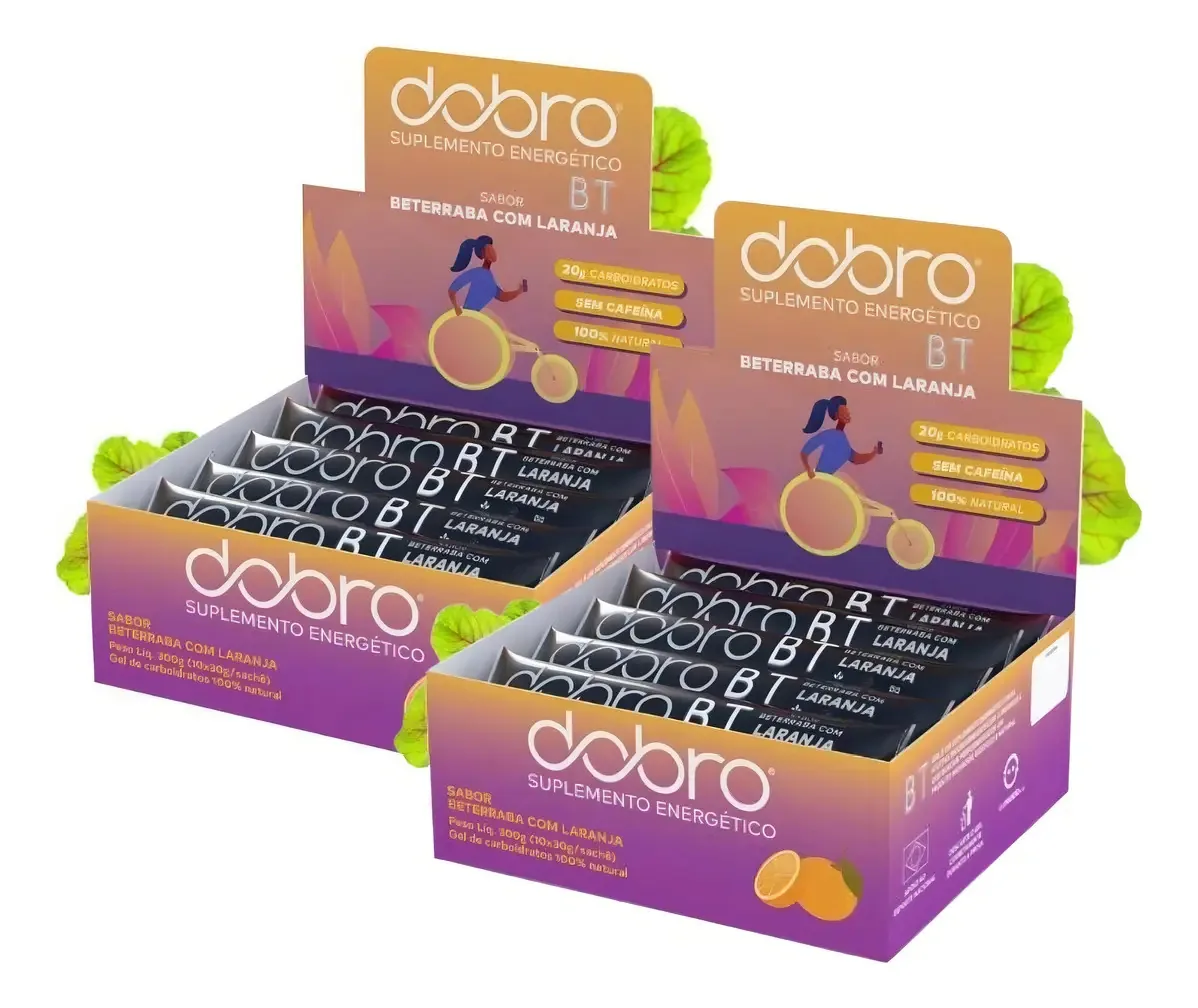 Gel De Carboidratos Natural Bt Gel - 20g - Laranja