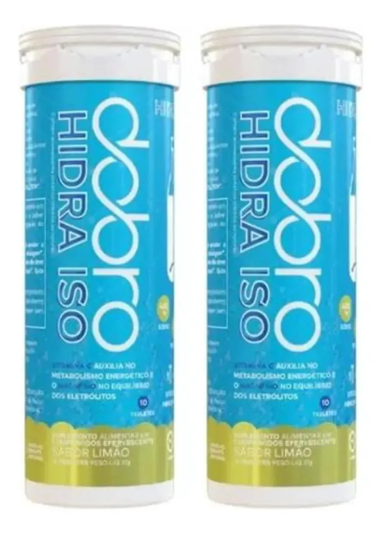 2x Hidra Iso Repositor Eletrolítico Dobro Sabor Limão