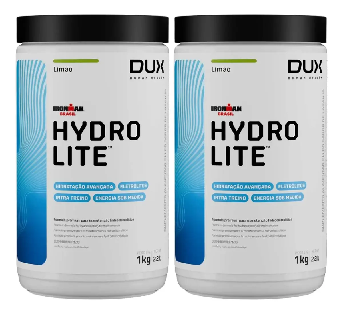 2x Hydrolite Repositor Eletrolítico Dux 1kg - Limão