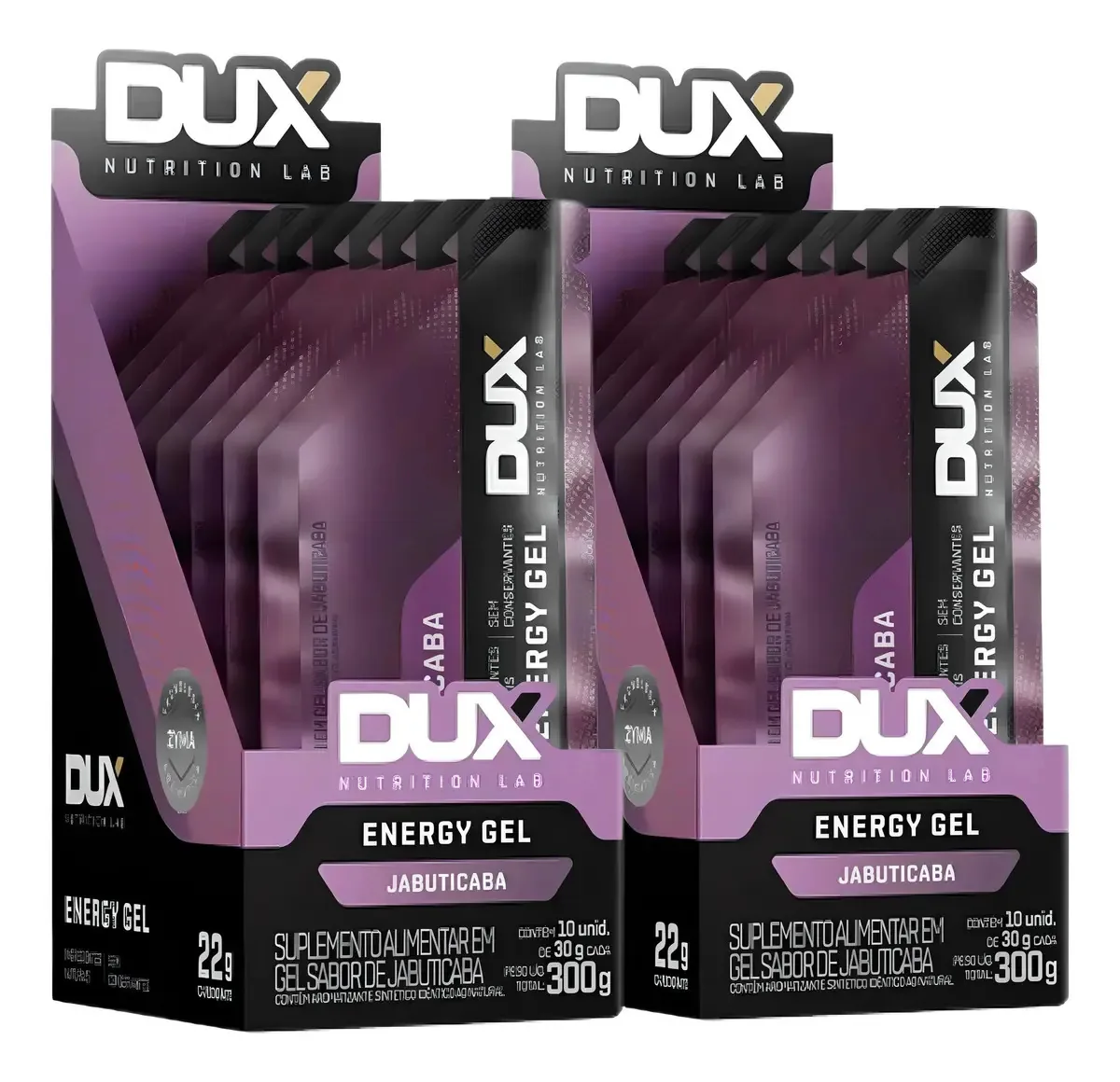 Gel de Carboidratos Dux Energy Sabor Jabuticaba 10 Sachês 30g