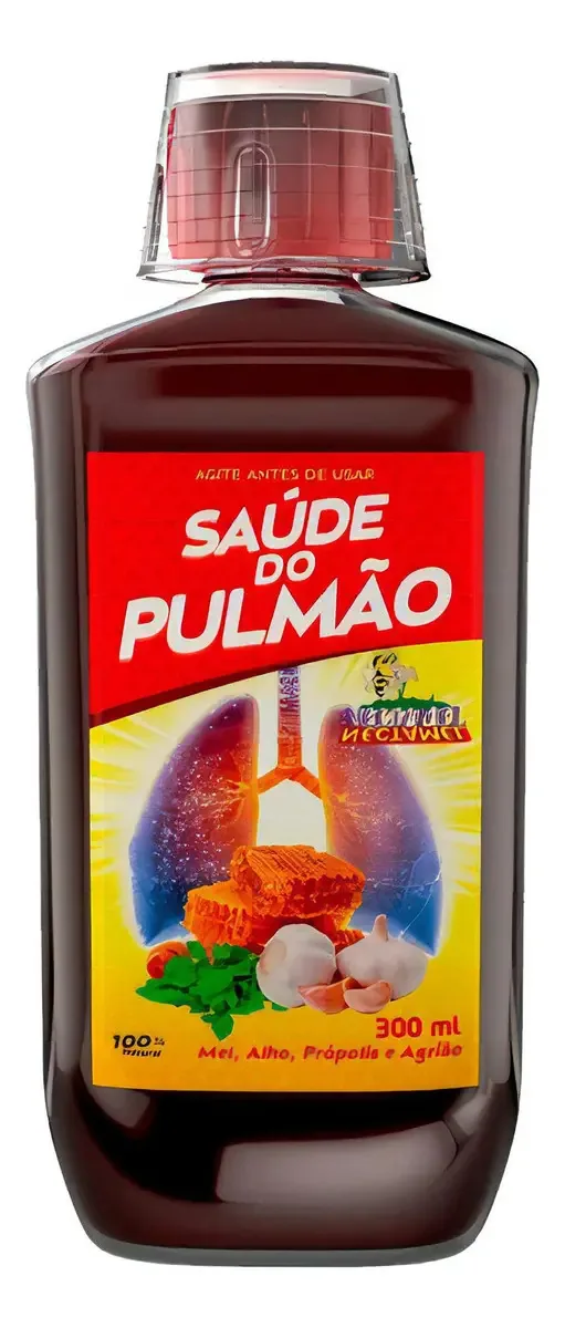 48un Xarope Saúde Do Pulmão Mel, Alho, Própolis E Agrião