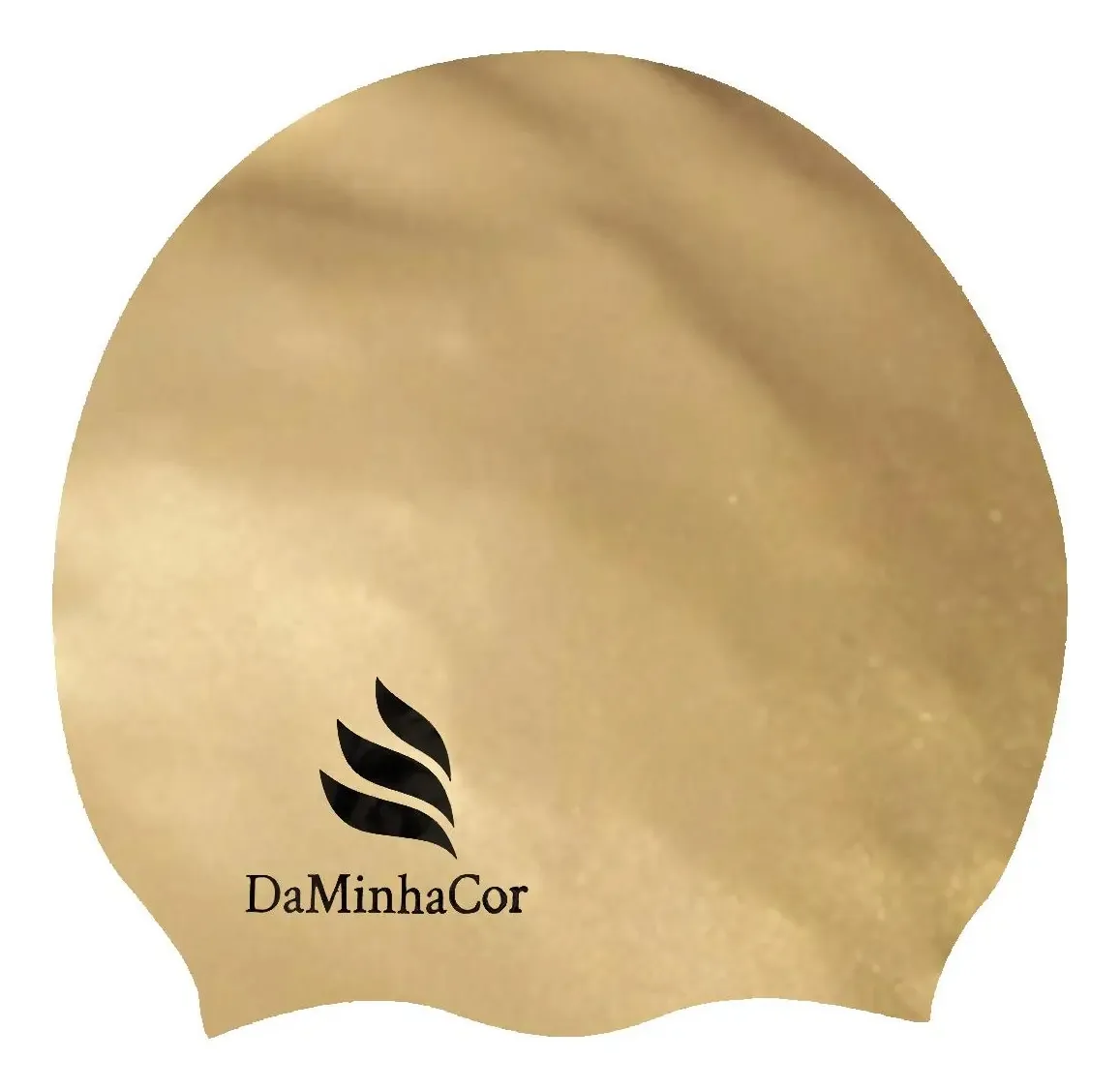 Touca De Natação Afro M Daminhacor Cor Dourado