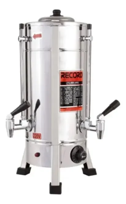 Cafeteiras Comercial Cilíndrica Inox 4 Litros Record