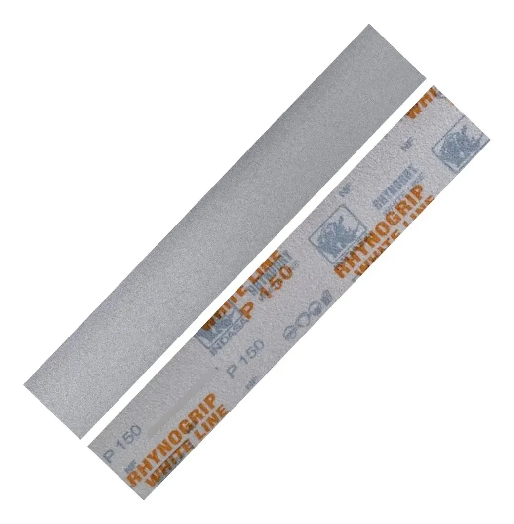 Kit 4 Tira Lixa Grão 150 70mm X 420mm Velcro Plaina Chapeaçã 150