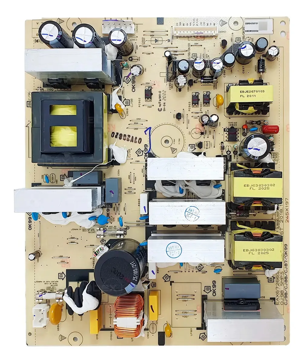 Placa Fonte Mini System LG Cj98-ab.abrallk