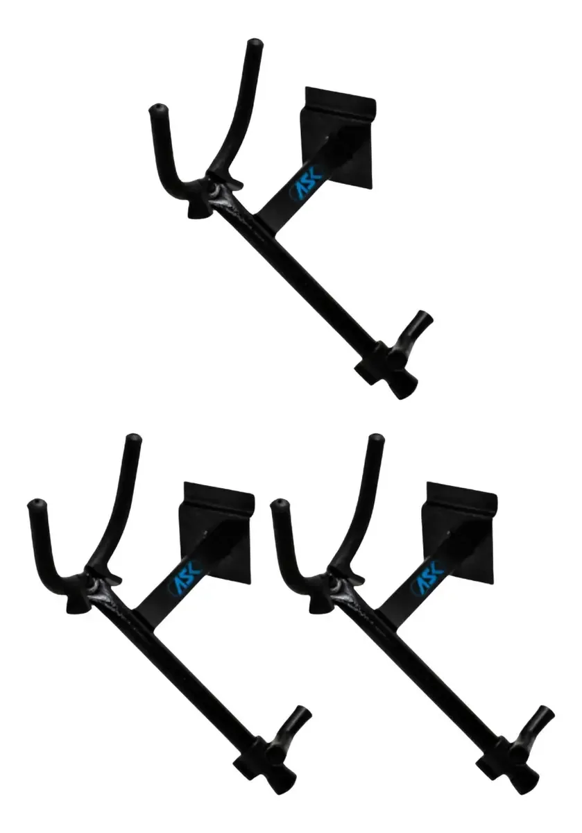Kit 3 Expositor Saxofone Canaletado Slatwall Ptasax Ask