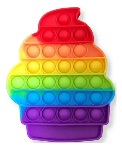 Fidget Toy Brinquedo Antistress Bolha Sensorial Cupcake