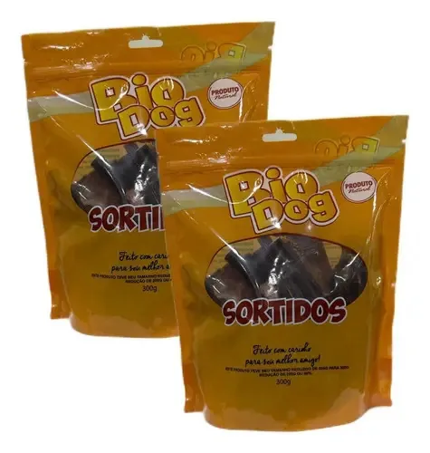 2x Petiscos Natural Bio Dog Clássicos Sortidos-p/ Cães-300g