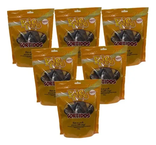 6x Petiscos Natural Bio Dog Clássicos Sortidos-p/ Cães-300g