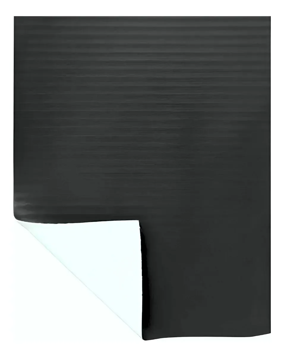Lona Vinilica Multiuso Para Toldos E Tendas Rolo 3m X 1,40m Cor Preta Fundo Gelo
