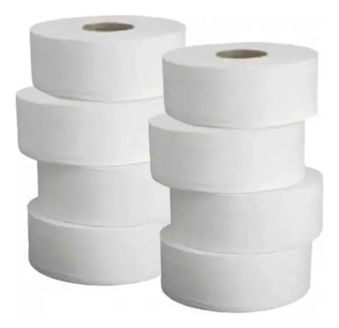Papel Higiênico Essencial Basic Folha Simples 300m 8 Rolos Institucional