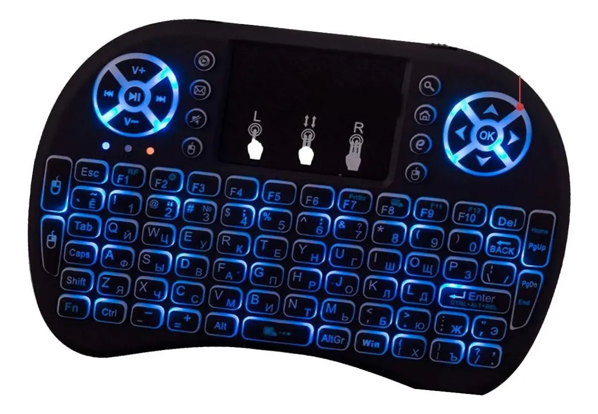 Mini Teclado Controle Remoto E Compatível Notebook E
