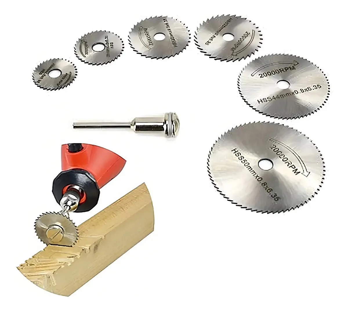 Kit 6 Mini Discos Micro Retifica Corte Tubos Canos Canaletas
