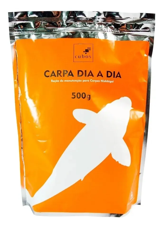 Ração Para Peixes Cubos Carpa Dia A Dia 500g