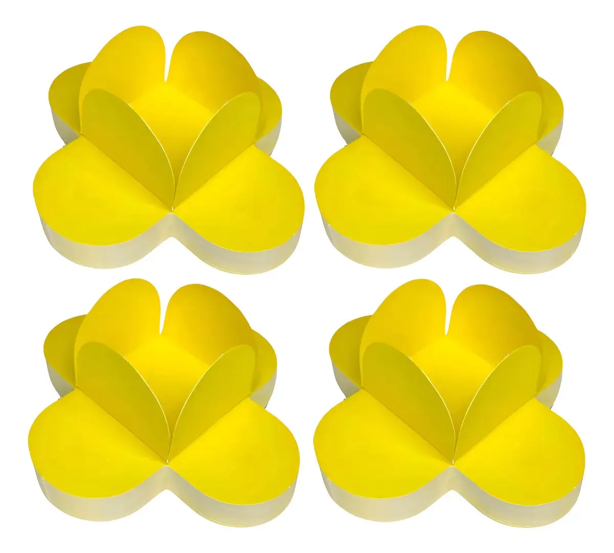 Forminha Brigadeiro Coisas Já Forma Número 07 Papel Offset Amarelo 3.3x3.3x2.5cm
