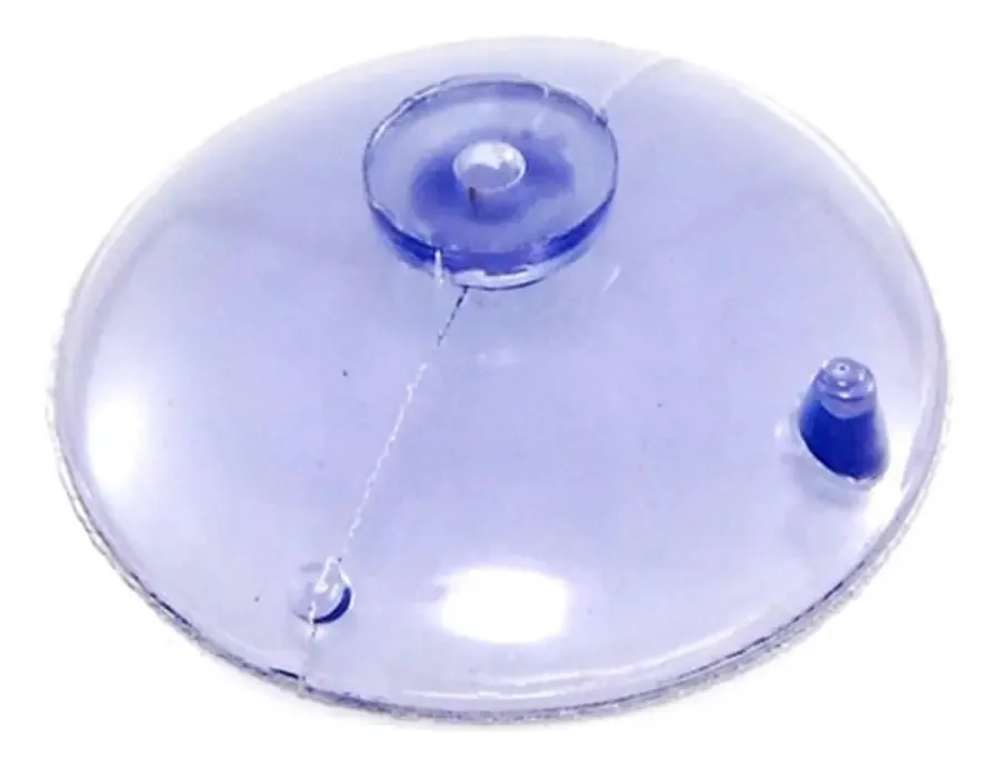 Kit 10 Ventosas De 55mm 5,5cm De Silicone Vidro Acrílico Pvc