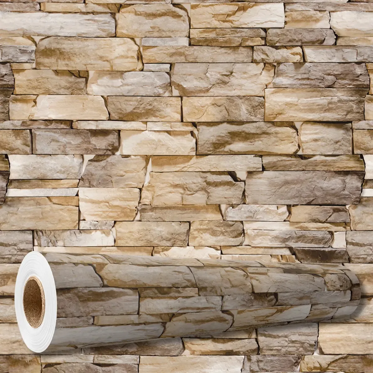 Adesivo Decorativo 3 Metros Papel Parede Canjiquinha Pedras Cozinha Box Banheiro