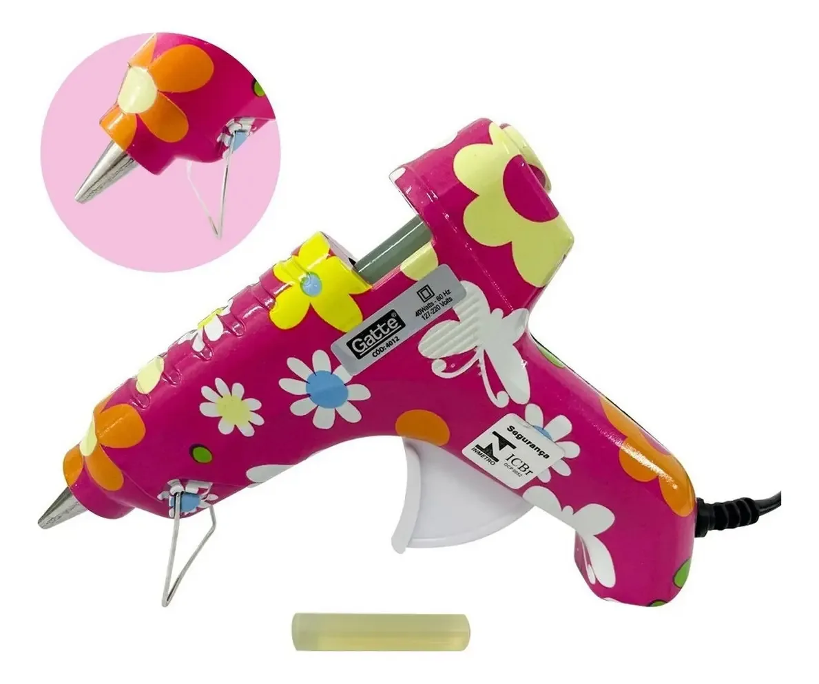 Pistola Cola Quente Profissional 40w Estampa