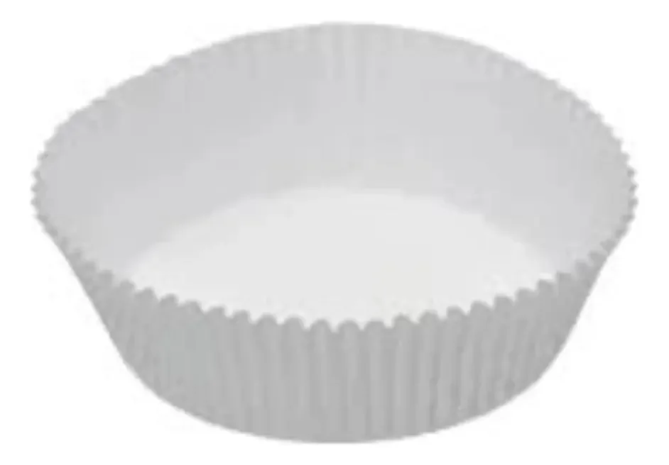 Forminha de Papel Branco BAX N°00 para Doces e Salgados 600 Unidades