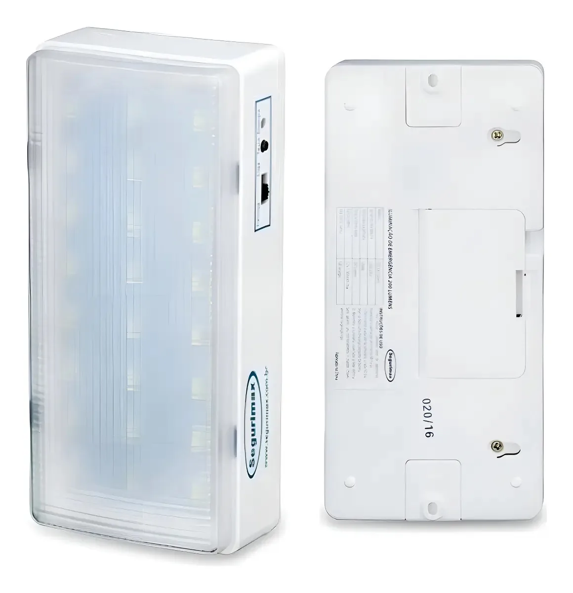Bloco Luz Emergencia 24 Leds Branco Autonoma