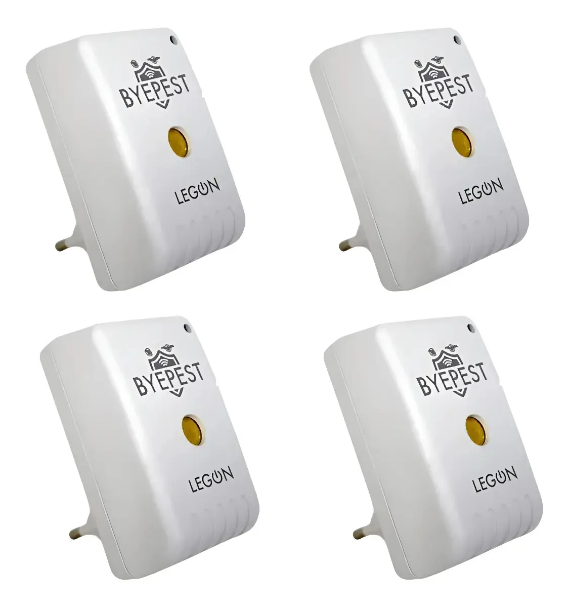 Kit 4 Repelentes Eletrônicos Sonoro Espanta Morcegos E Ratos