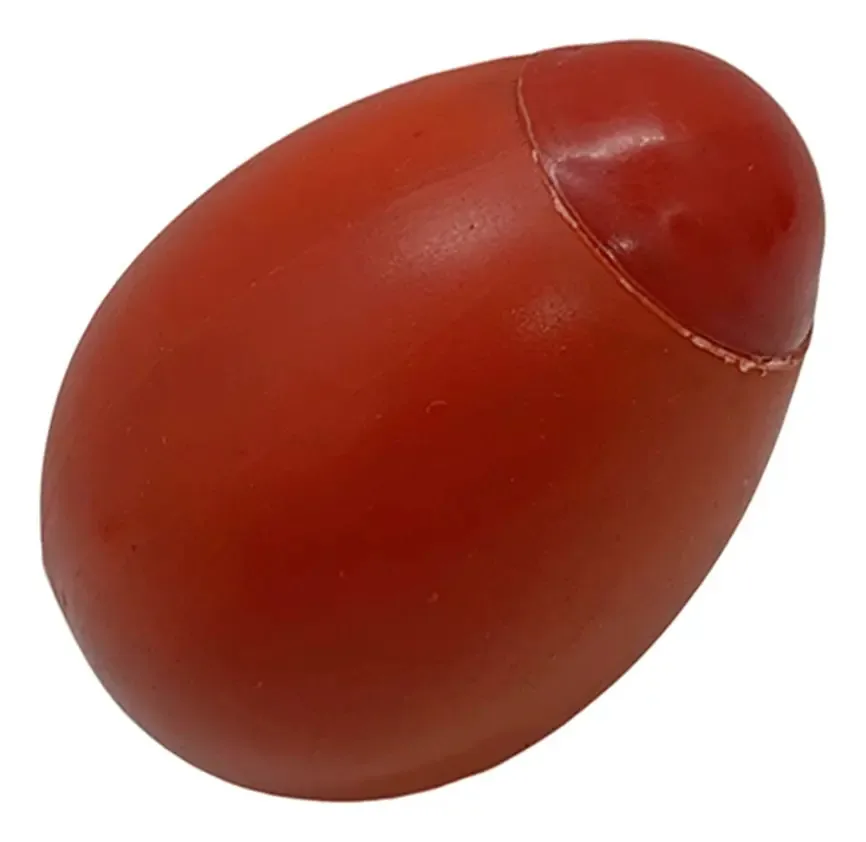 Ganzá Ovo Percussivo Egg Shaker Torelli Plastico 5cm - Cor Vermelho
