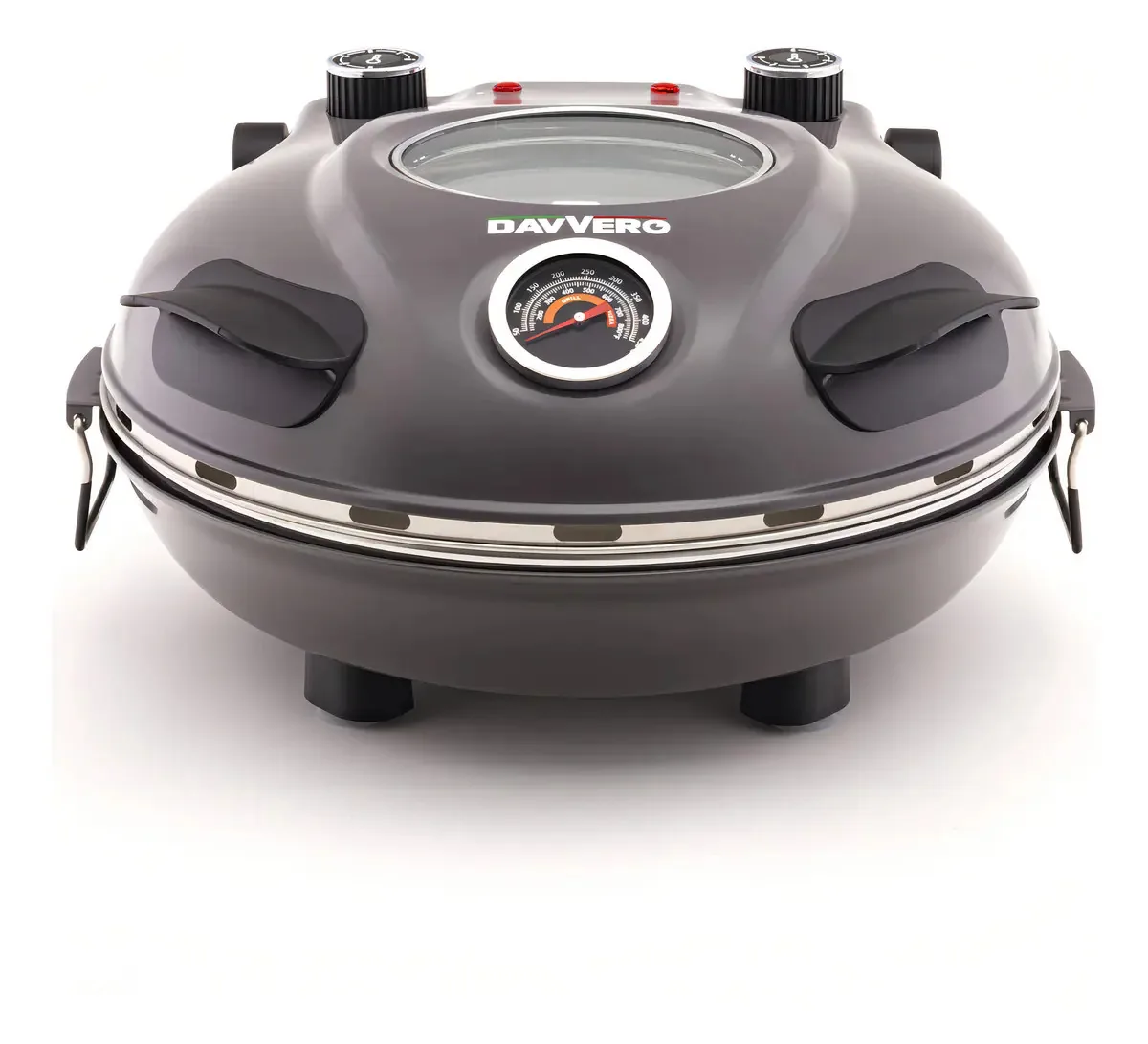 Forno Elétrico Para Pizza Davvero Cor Grafite