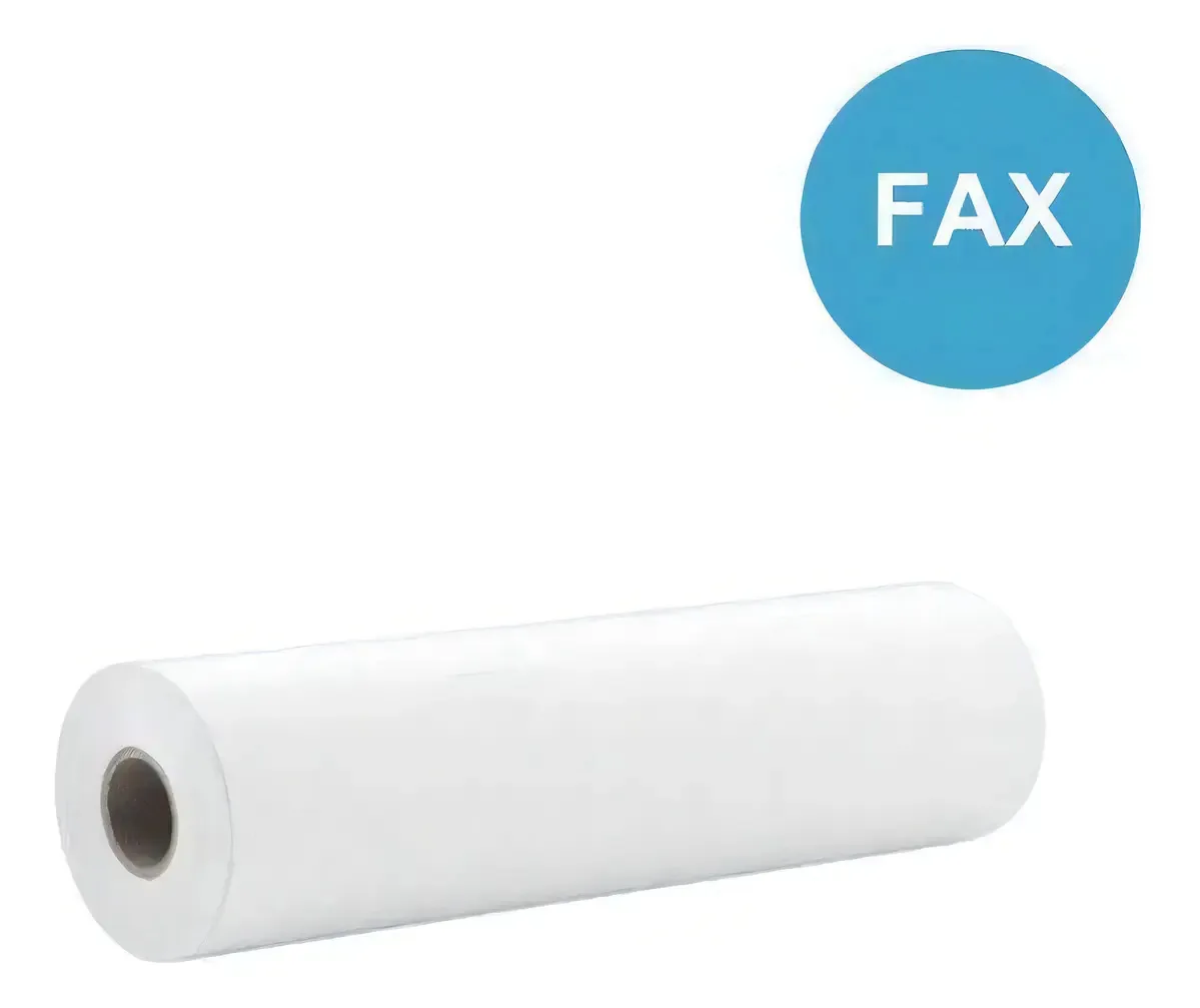 Bobina De Fax 55g 216x30metros Regispel Cor Branco