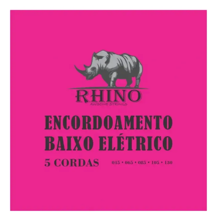 Encordoamento Baixo Eletrico 5 Cordas Rhino