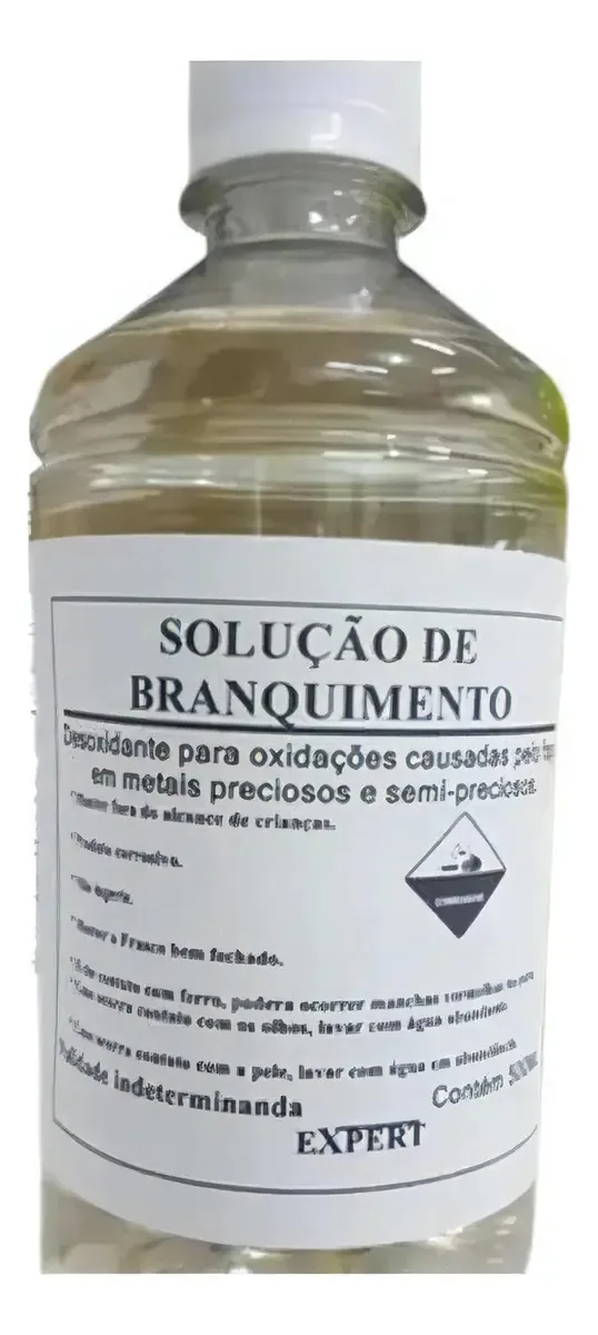 3 Solução Branquimento Joias Alianças, Cordão, Pulseira
