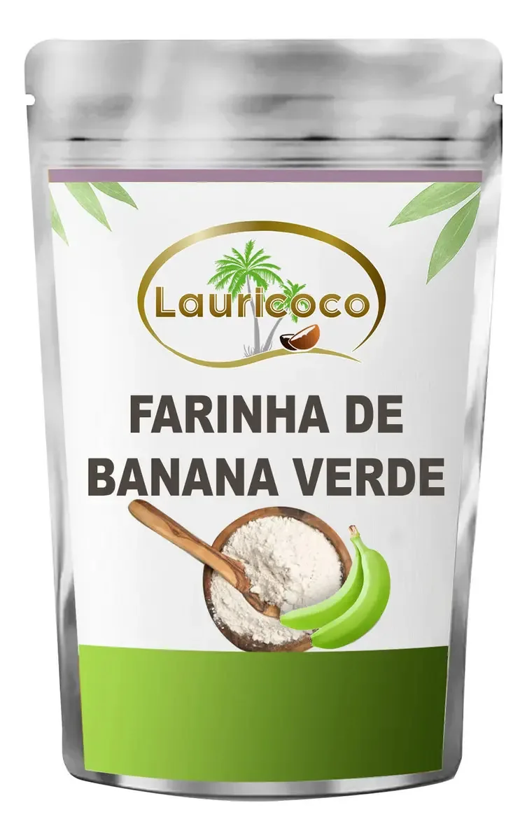 Farinha De Banana Verde 01kg - Lauricoco