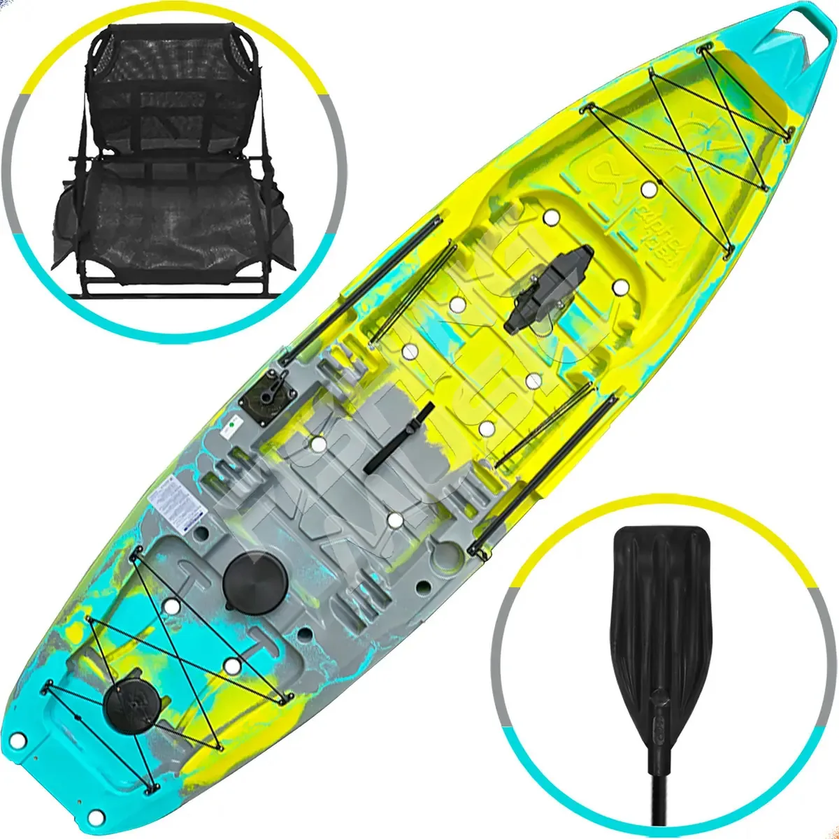 Caiaque De Pesca Alpha 1084 Personalizado - Tropical Lemon