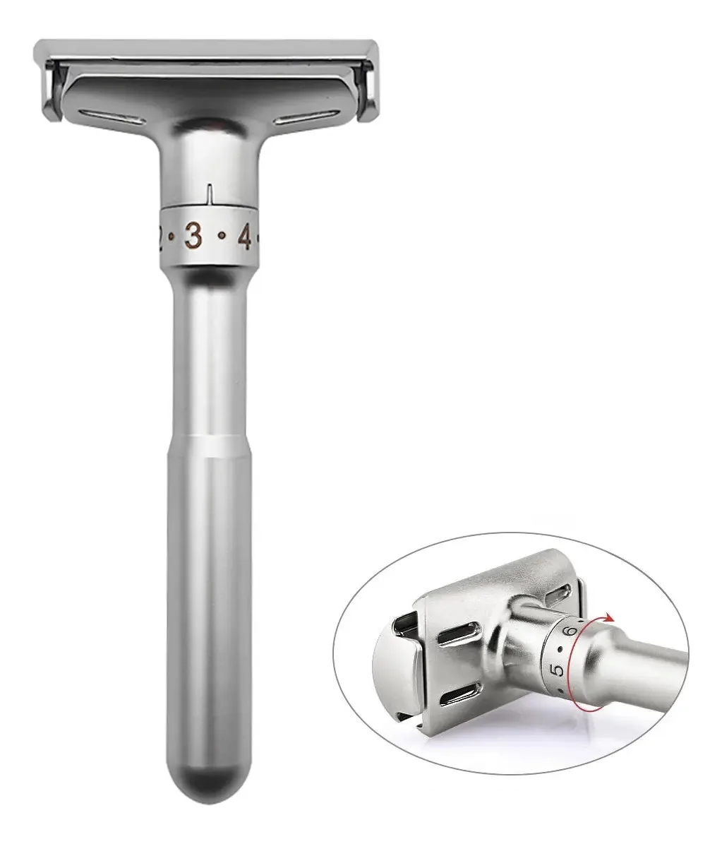 Aparelho De Barbear Clássico Manual Ajustável Fácil De Usar