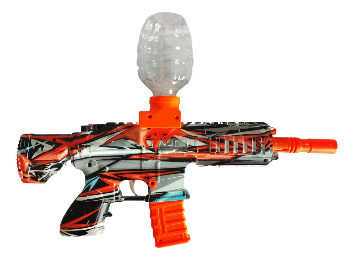 Arminha Brinquedo De Gel Automática M416 Para Crianças Cor M416 Laranja
