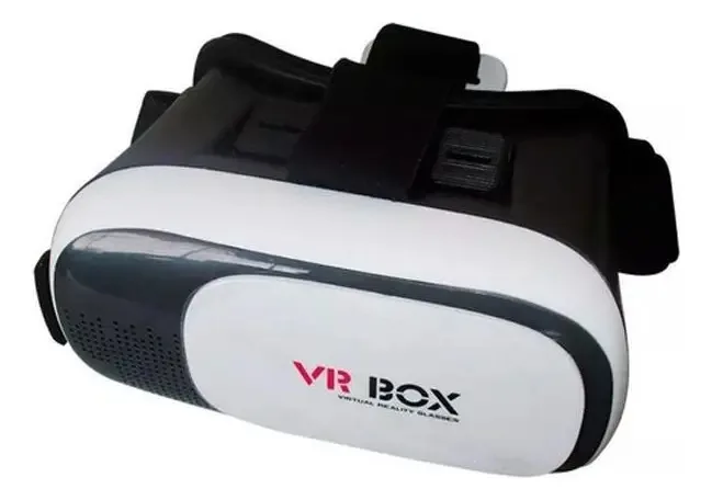 VR Box Óculos Realidade Virtual 3D com Controle Bluetooth Preto