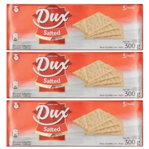 Wafers Dux Biscoitos Salted pacote x 3