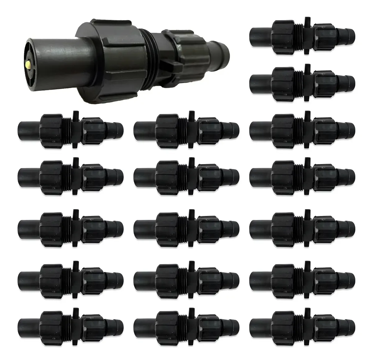 5 Válvula Autolimpante 16mm Rosca Fita Gotejadora Irrigação