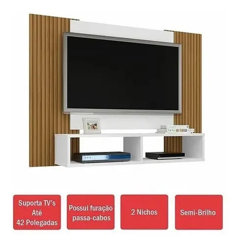 Painel Navi - Branco/rip - Móveis Bechara