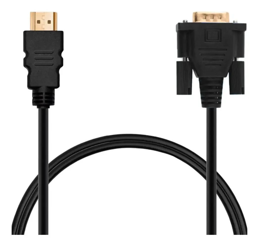 Cabo Vga Para Hdmi Monitores Computadores 1,8 Metros