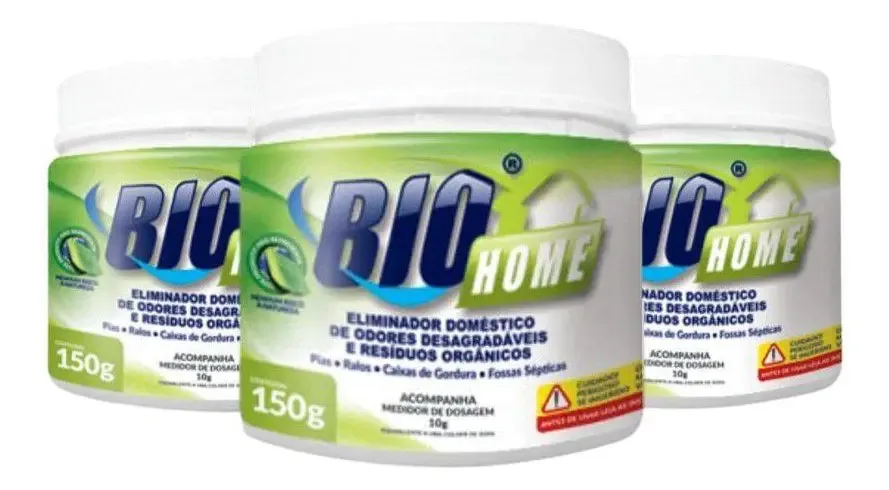 Limpa Fossa E Caixa De Gordura E Ralos - 450 G De Biohome