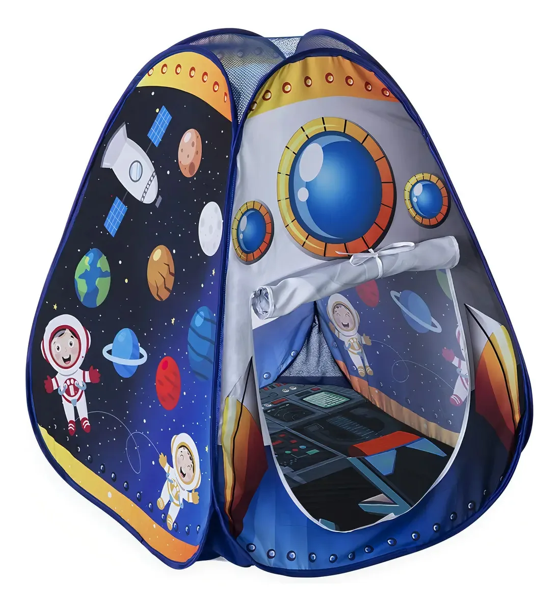 Cabana Tenda Infantil Dobrável Foguete - Replay Kids