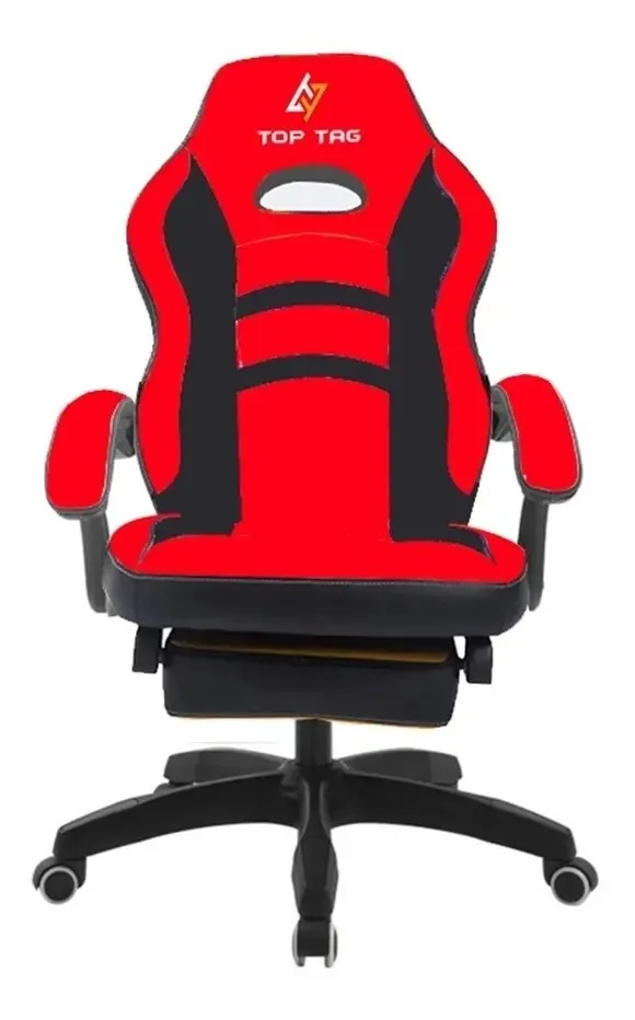 Cadeira Gamer Giratoria Vermelha Top Tag - Hs927rd Cor Vermelho