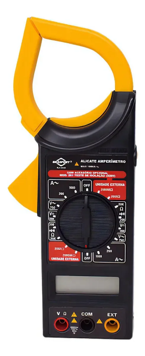 Alicate Amperímetro Digital Com Medidor De Temperatura + Est