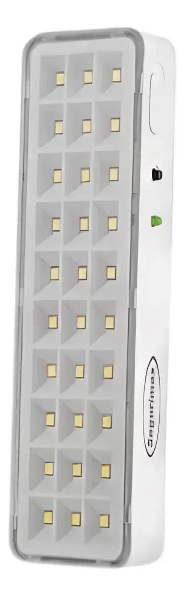 Luminária Emergência Segurimax LED 30 Leds 5h Autonomia