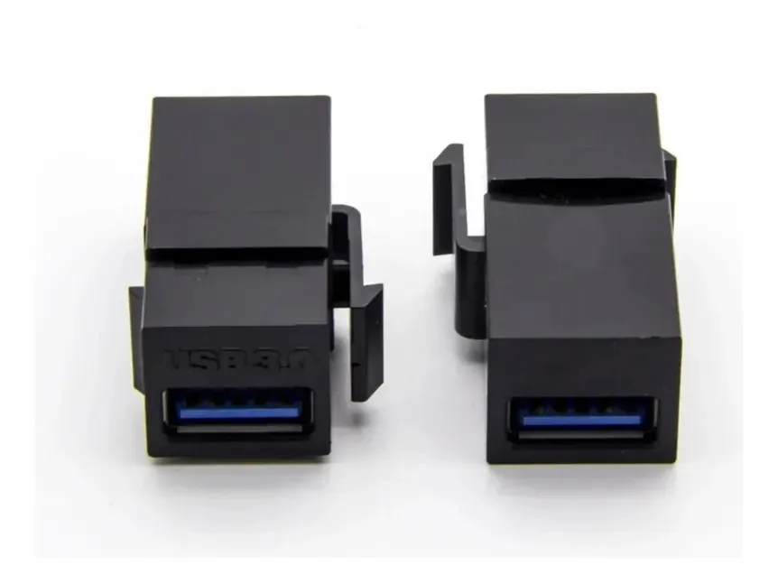 Keystone Preto Usb 3.0 Para Espelho